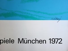 Swimmer - Sérigraphie (Jeux olympiques de Munich 1972)