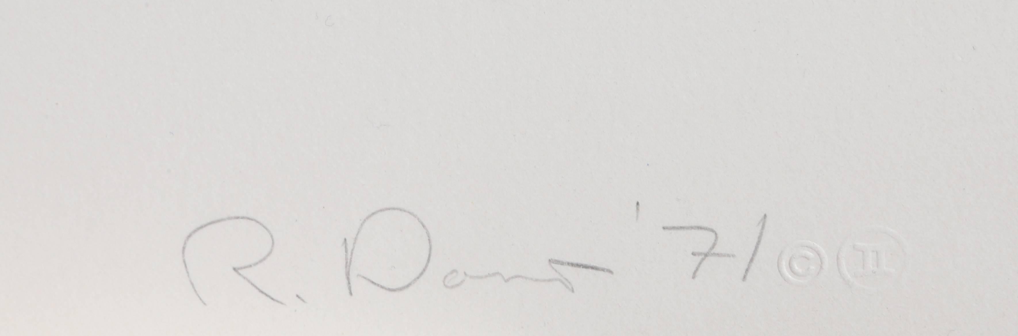 Rebanada de triángulo, abstracto geométrico de Ronald Davis en venta 1