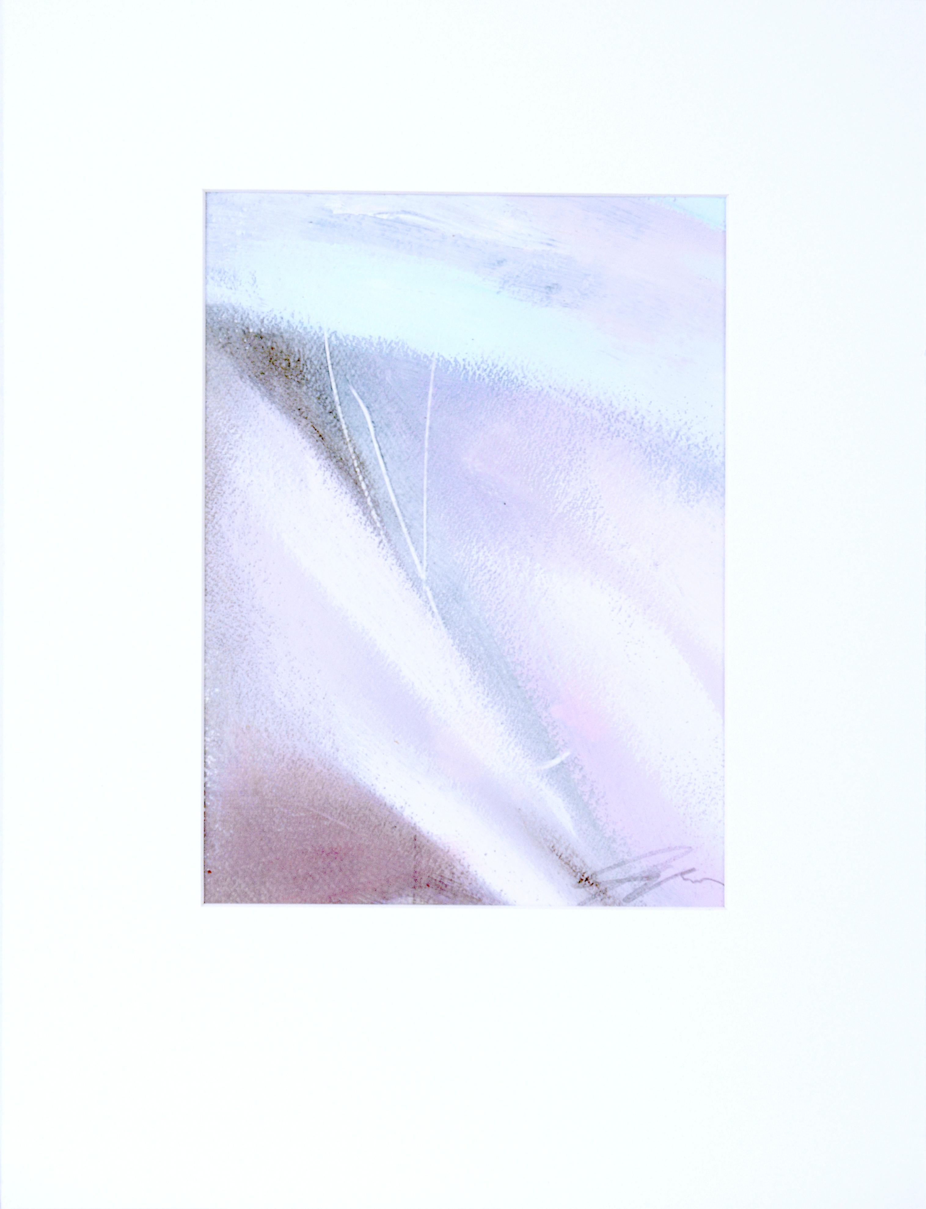 Abstract Painting Ronald Dennis Reams - Toujours partie et toujours entière II - Acrylique abstraite sur papier