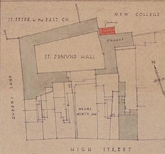 St Edmund Hall - 1930, Proposed Extensions to Chapel and Library