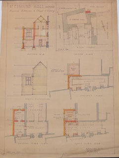 St Edmund Hall - 1930, Proposed Extensions to Chapel and Library