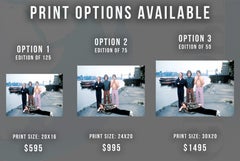 The Beatles Standing on Dock Fine Art Print