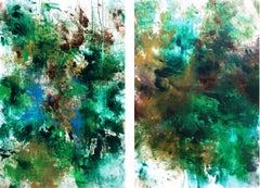 Amongst Evergreen, Painting, Acrylic on Canvas