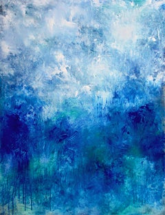 Blu Presence, Painting, Acrylic on Canvas