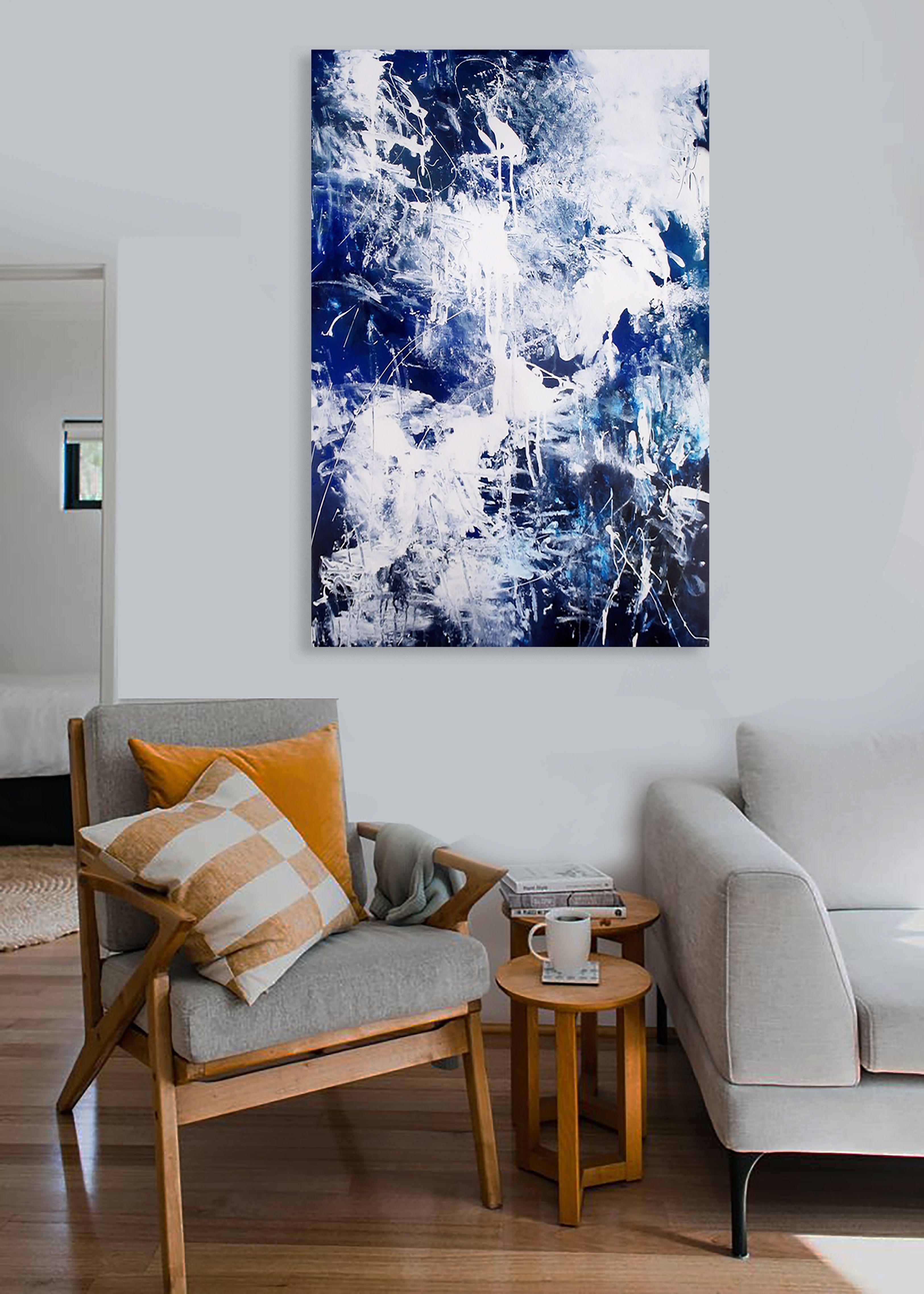 Blu Sky, Painting, Acrylic on Canvas 2