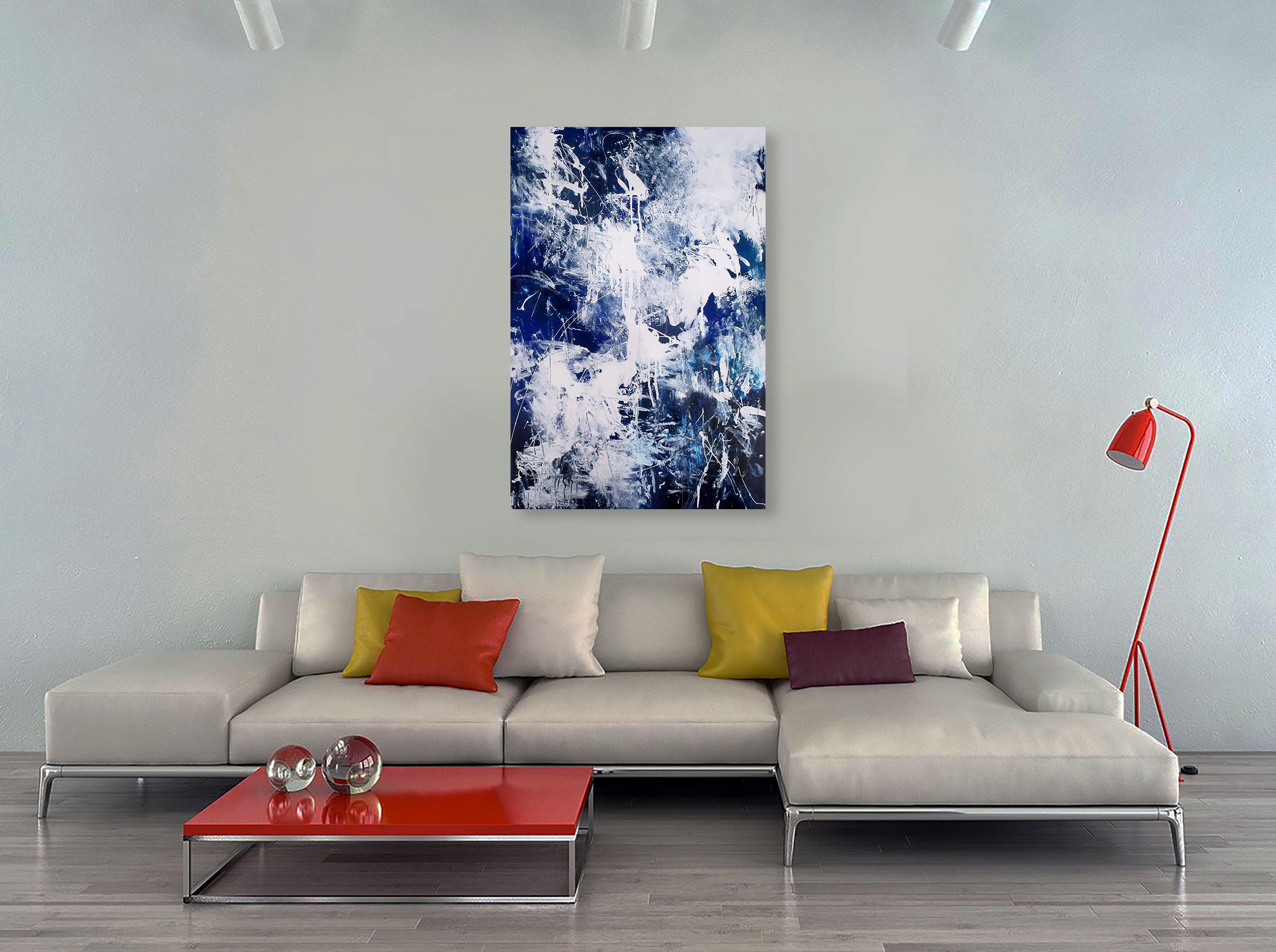 Blu Sky, Painting, Acrylic on Canvas 3