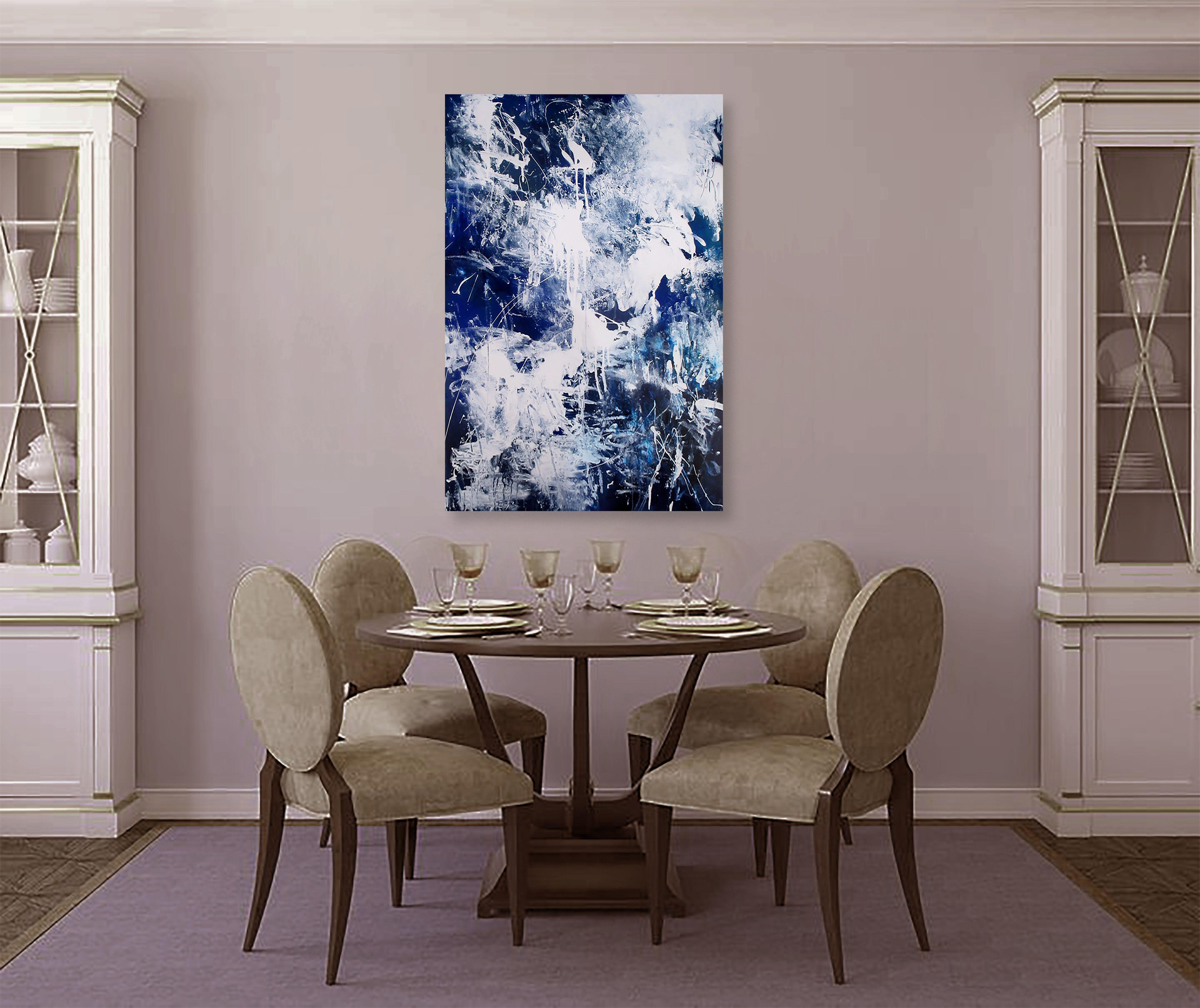 Blu Sky, Painting, Acrylic on Canvas 4