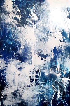 Blu Sky, Painting, Acrylic on Canvas