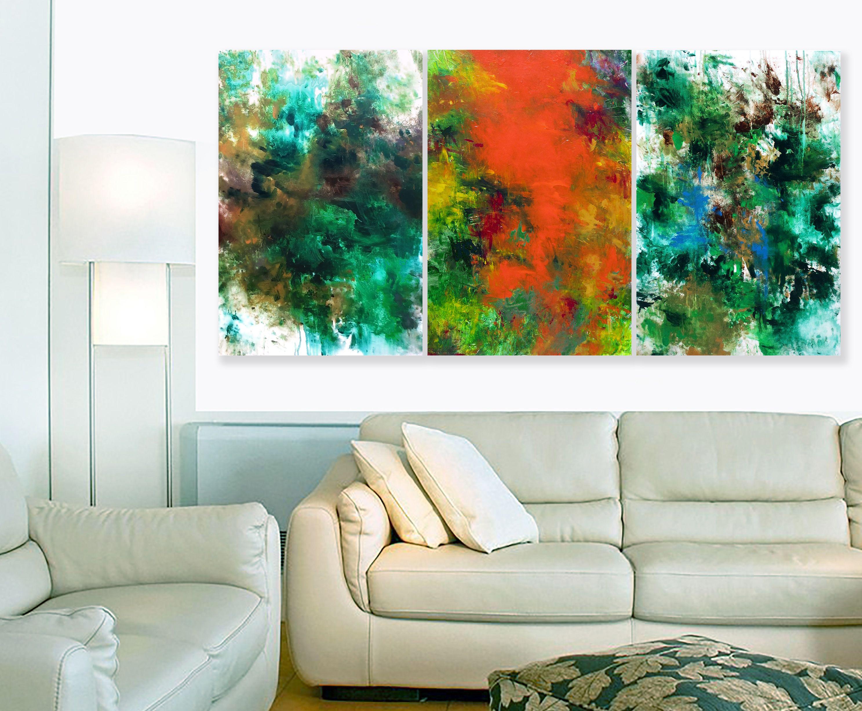 Provincial Decor, Painting, Acrylic on Canvas For Sale 3