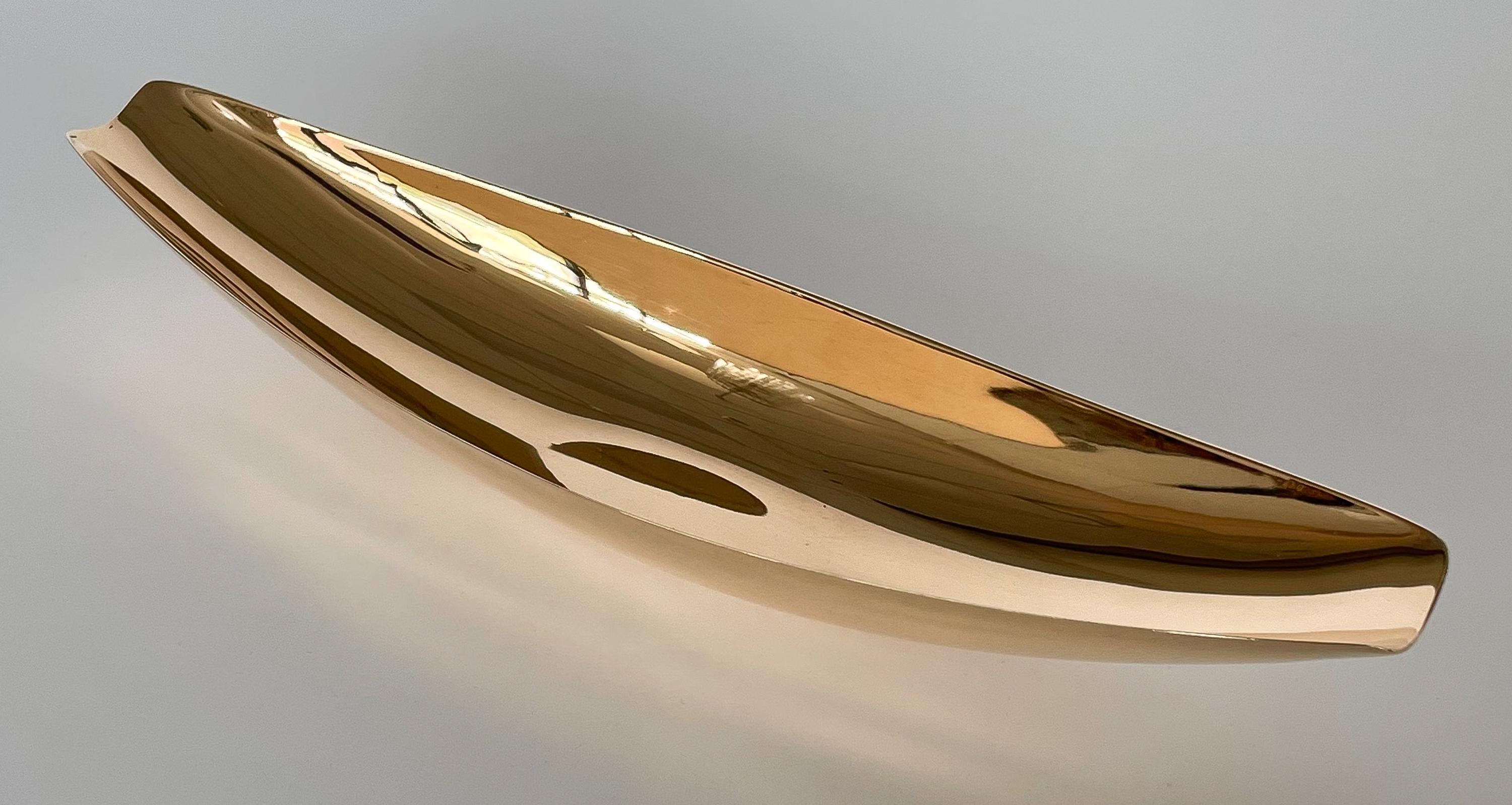 Mid-Century Modern Ronald Hayes Pearson and John Prip Bronze Dish for Metal Arts Co.