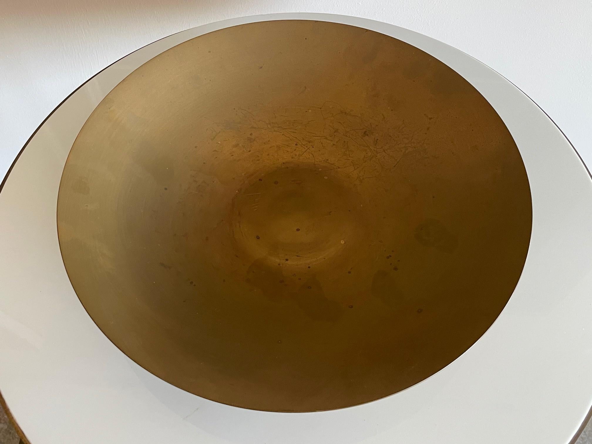Ronald Hayes Pearson Large Brass Bowl 5