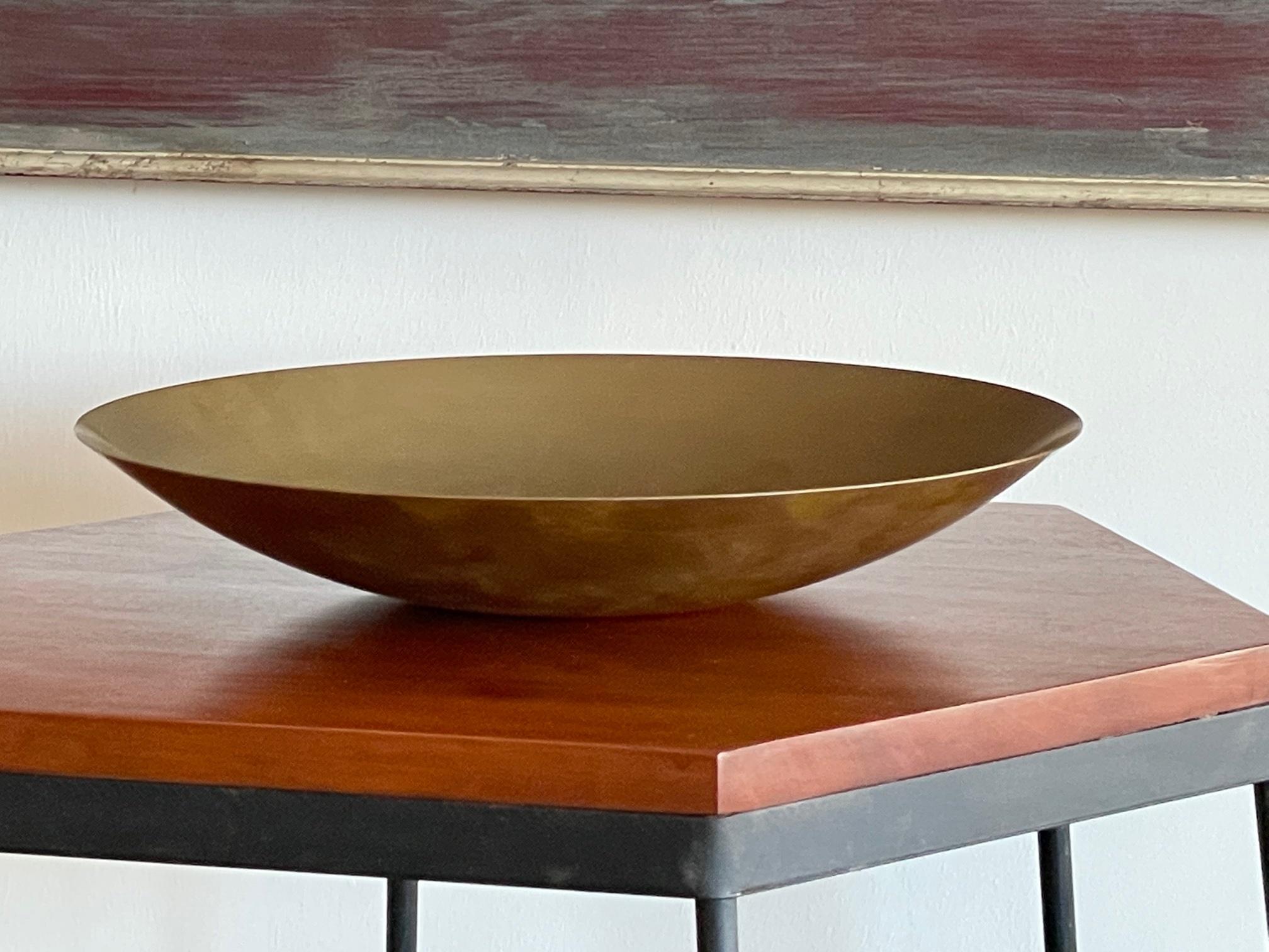 Ronald Hayes Pearson Large Brass Bowl 1