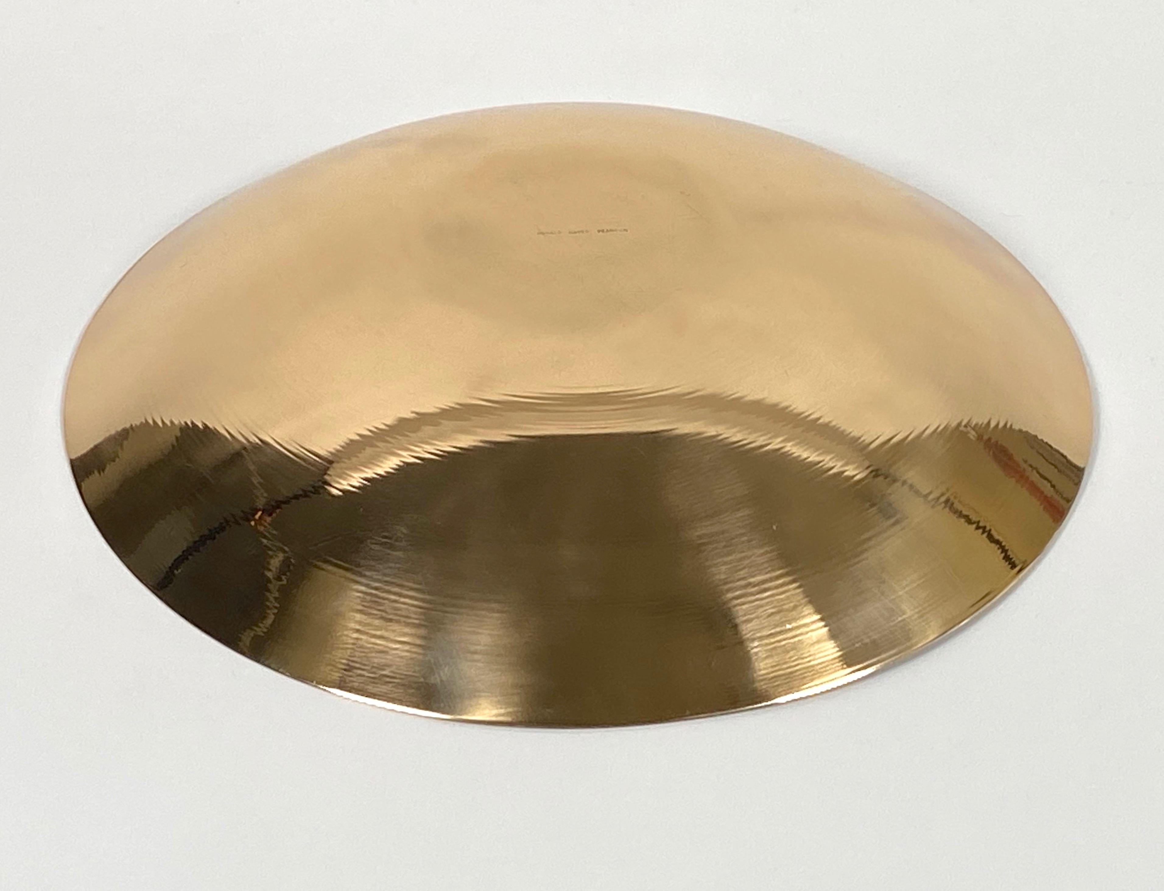 Ronald Hayes Pearson Rare Bronze Studio Turned Bowl  For Sale 1