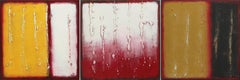 3 Reds - Triptyque, peinture, acrylique sur toile