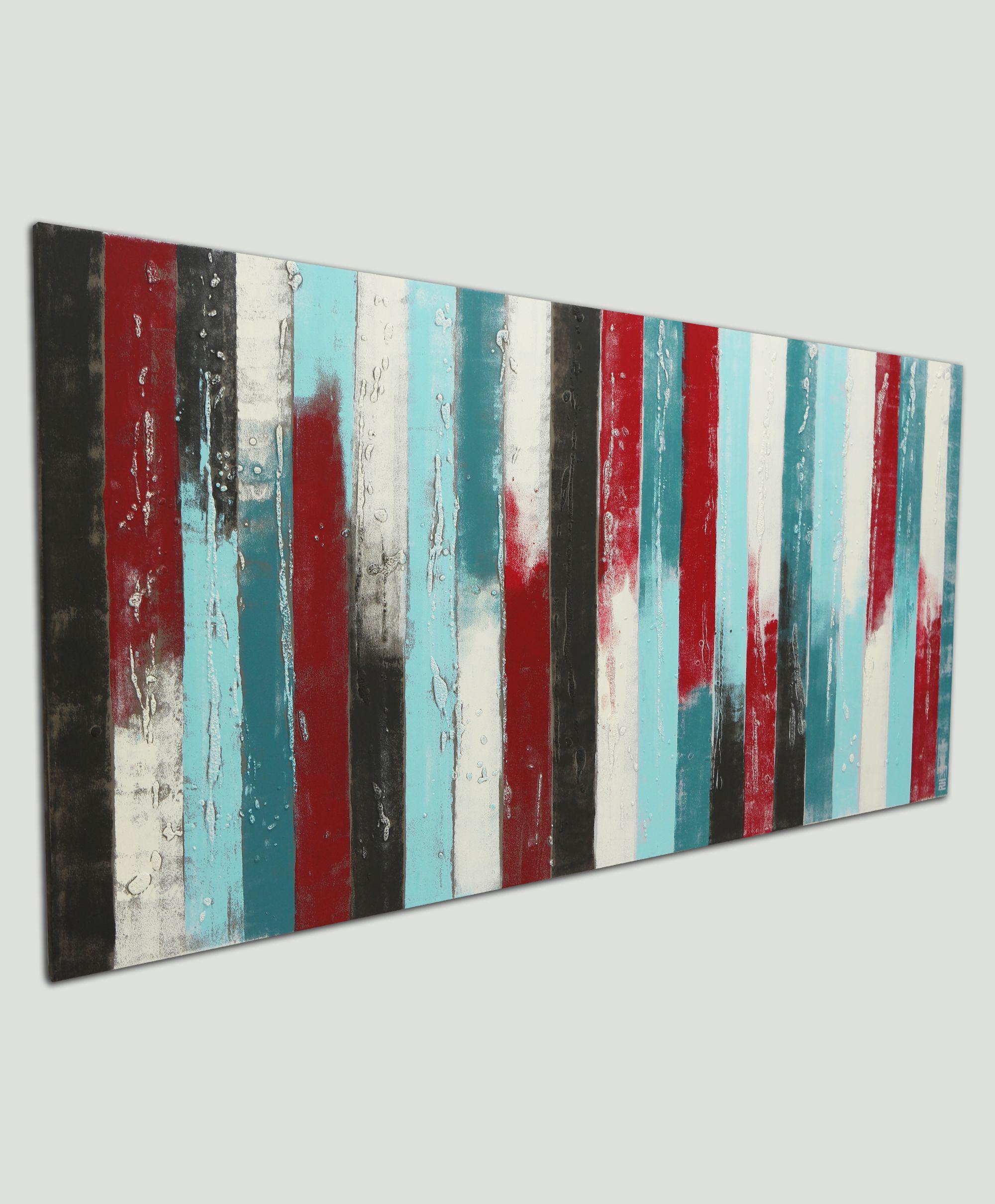 XL Acrylic Abstract Painting, Original artwork created by Ronald Hunter.    One of Ronaldâ€™s favourite artworks is the â€˜Panelsâ€™ serie, this idea came from a huge table he used to work on with large wooden panels. Through multiple layers of
