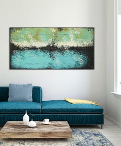 Boiling Bubbles Horizon, Painting, Acrylic on Canvas