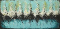 Boiling Bubbles Landscape, Painting, Acrylic on Canvas