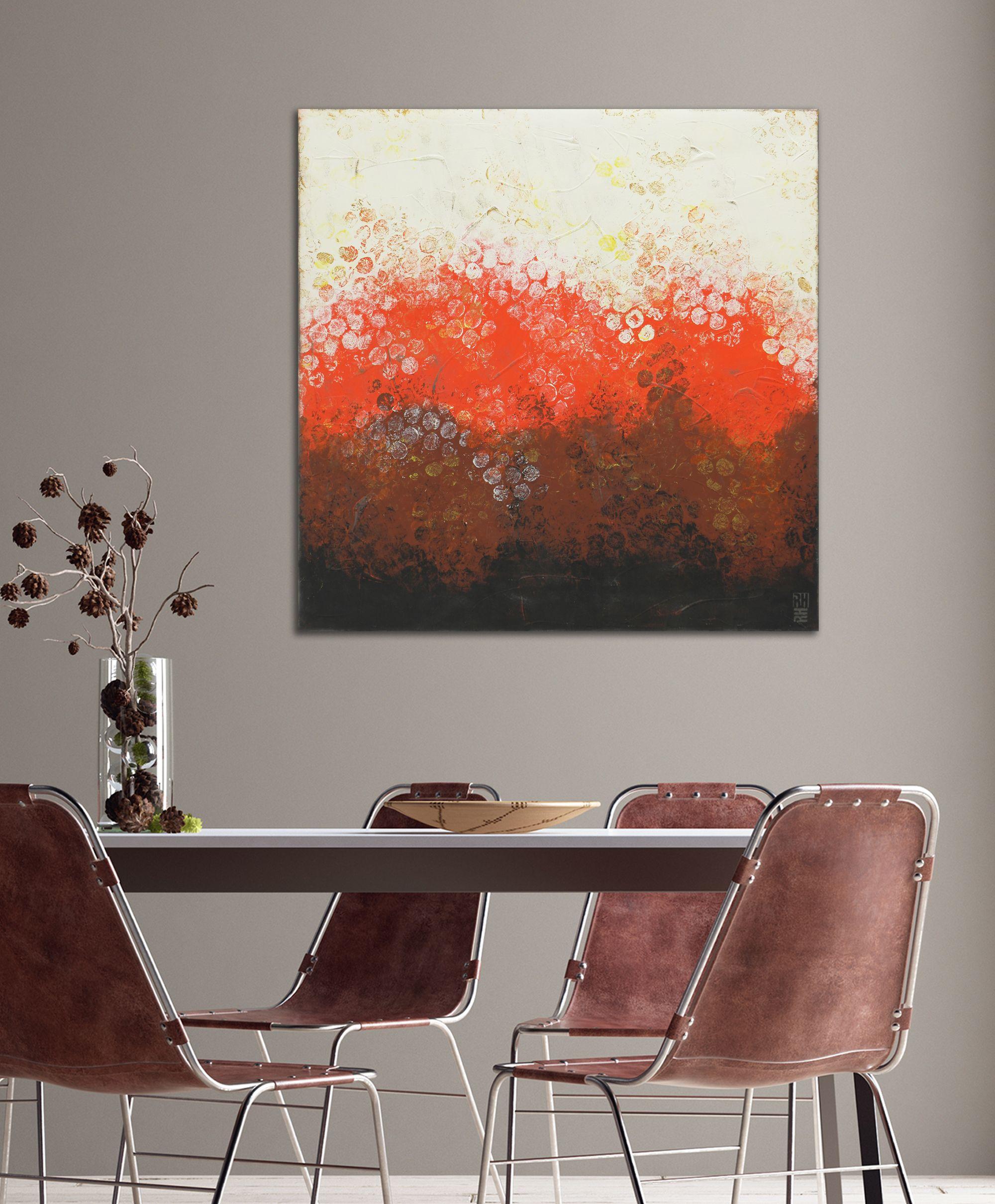 Bolle bollenti a sud, Pittura, Acrilico su tela - Painting di Ronald Hunter