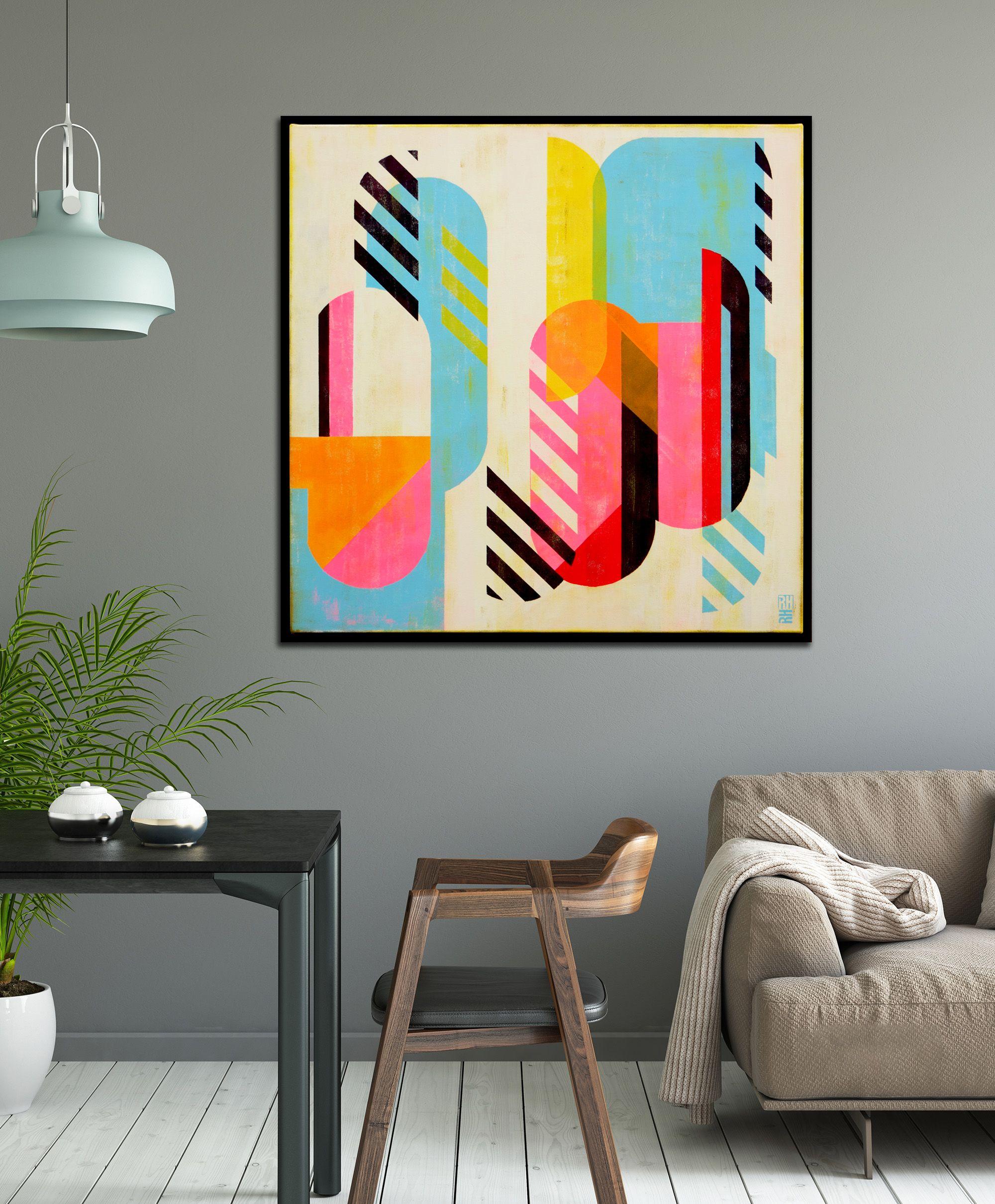 ICON #8, Pittura, Acrilico su tela - Painting di Ronald Hunter