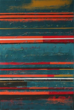 Midnight Orange, Painting, Acrylic on Canvas