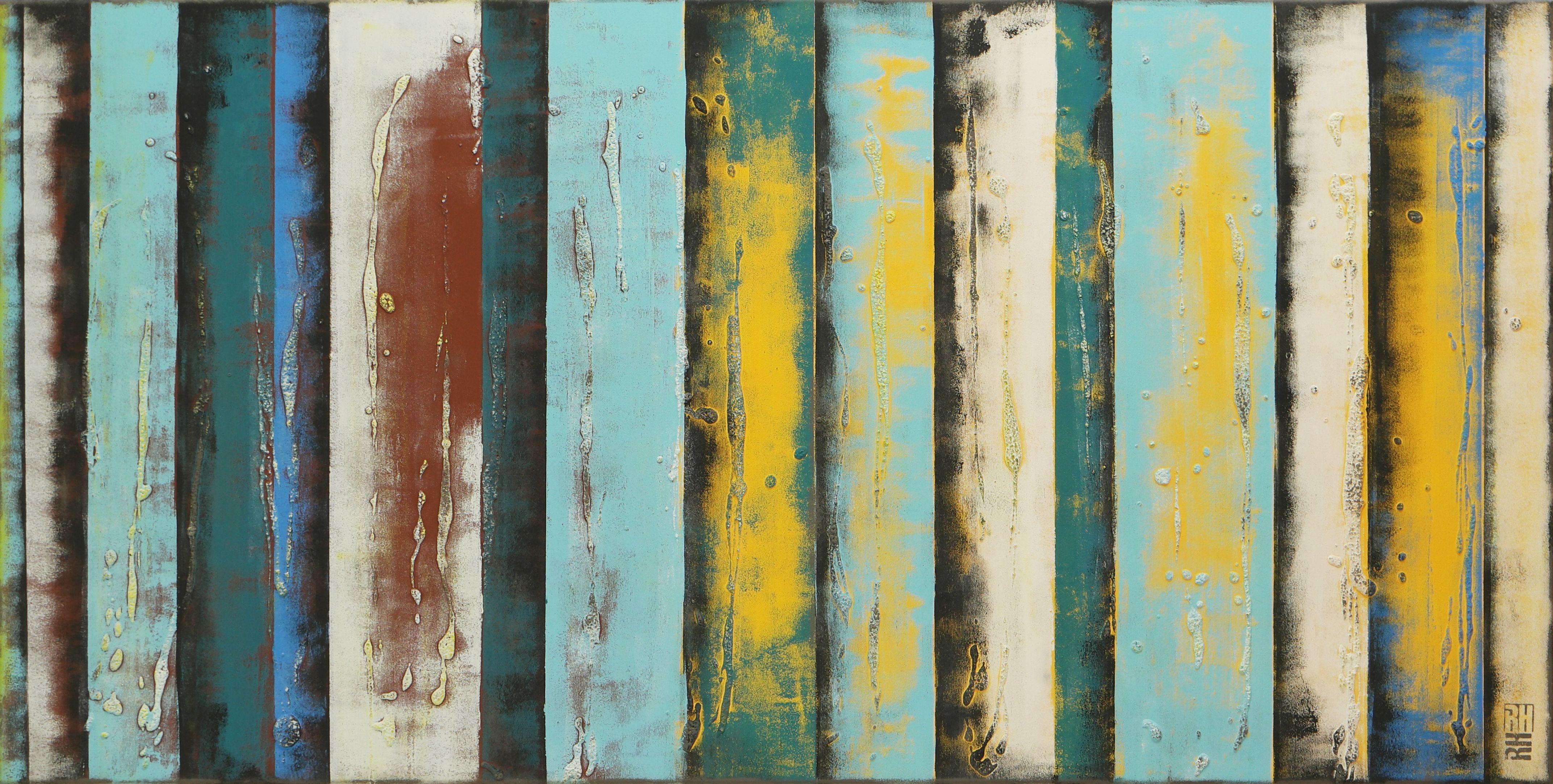 Ronald Hunter Abstract Painting - Natural Panels High, Painting, Acrylic on Canvas