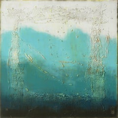 Oceanic Square, Painting, Acrylic on Canvas