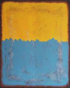 Once in Yellow & Blue XL, Painting, Acrylic on Canvas