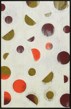 Particles Warm, Painting, Acrylic on Canvas