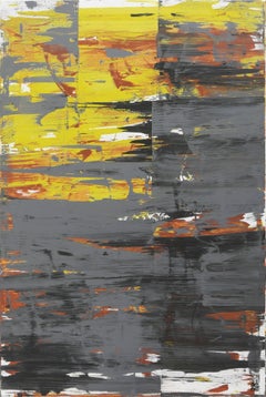 Static Black & Grey, Painting, Acrylic on Canvas