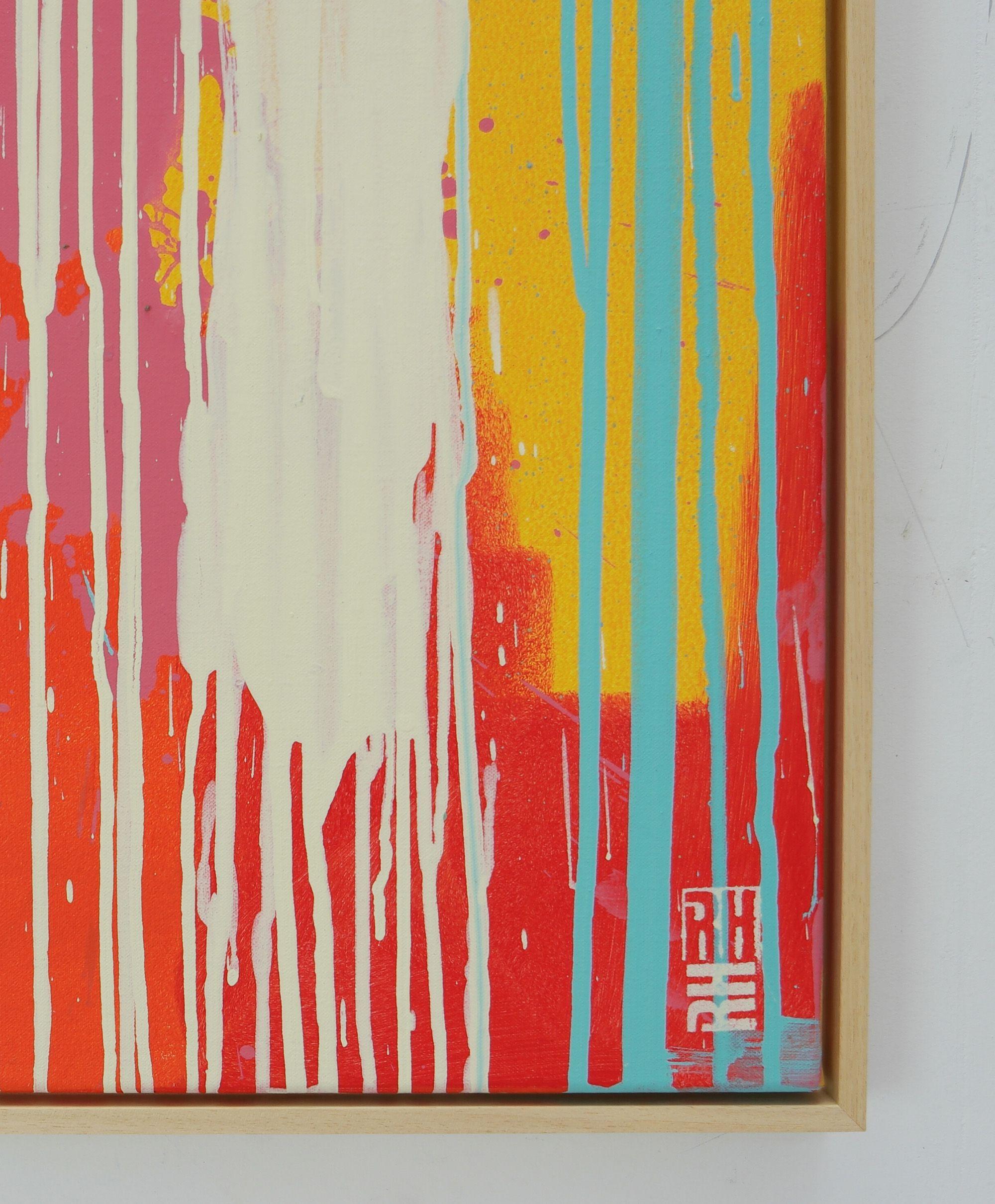 Tip Top Drips XL - Incl frame, Painting, Acrylic on Canvas For Sale 1