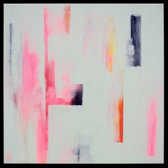 Untitled in Soft White, Painting, Acrylic on Canvas
