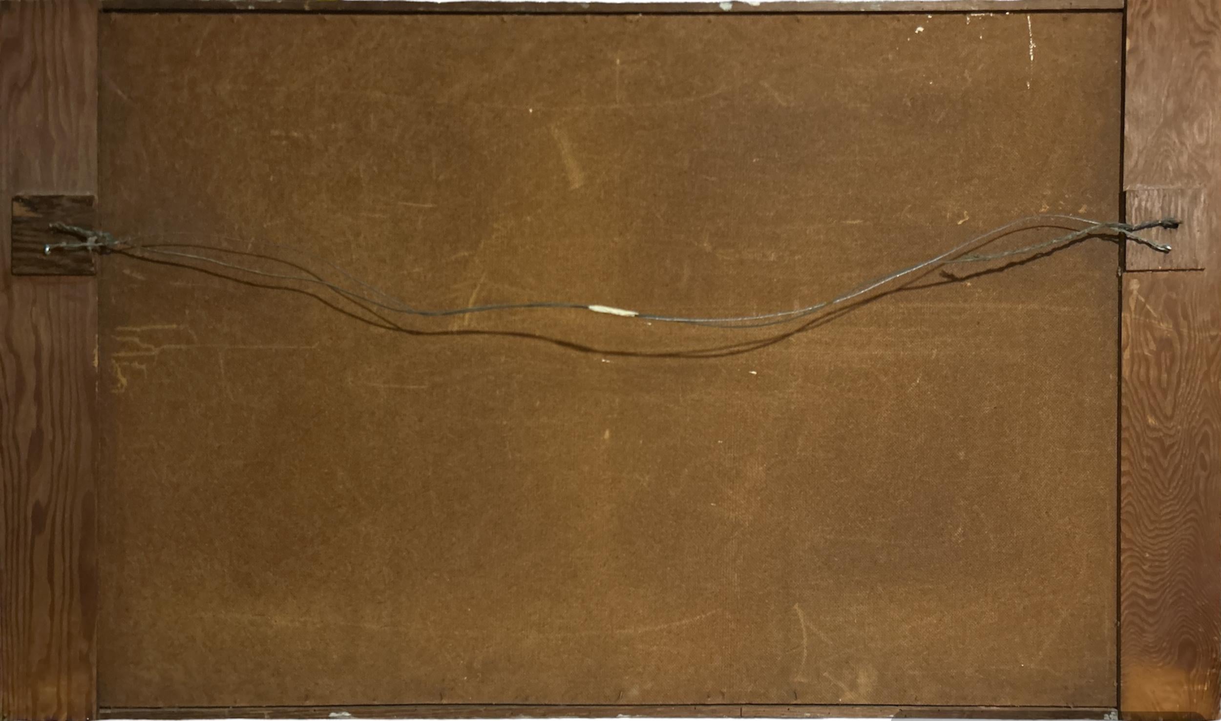 Composizione Lousville, Acrilico su masonite firmato da Ronald Julius Christensen in vendita 1