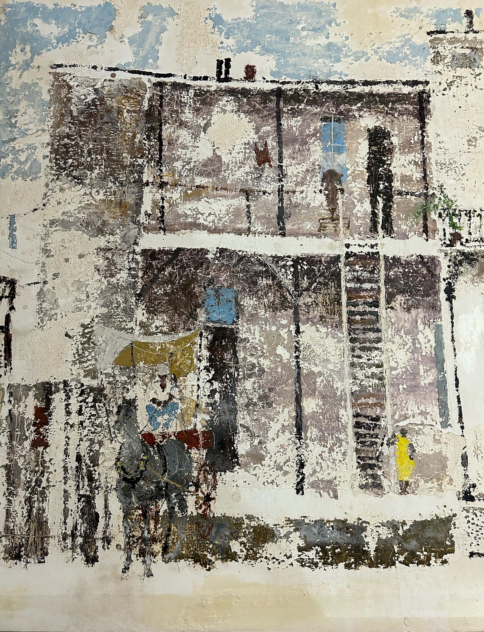 Composizione Lousville, Acrilico su masonite firmato da Ronald Julius Christensen in vendita 4