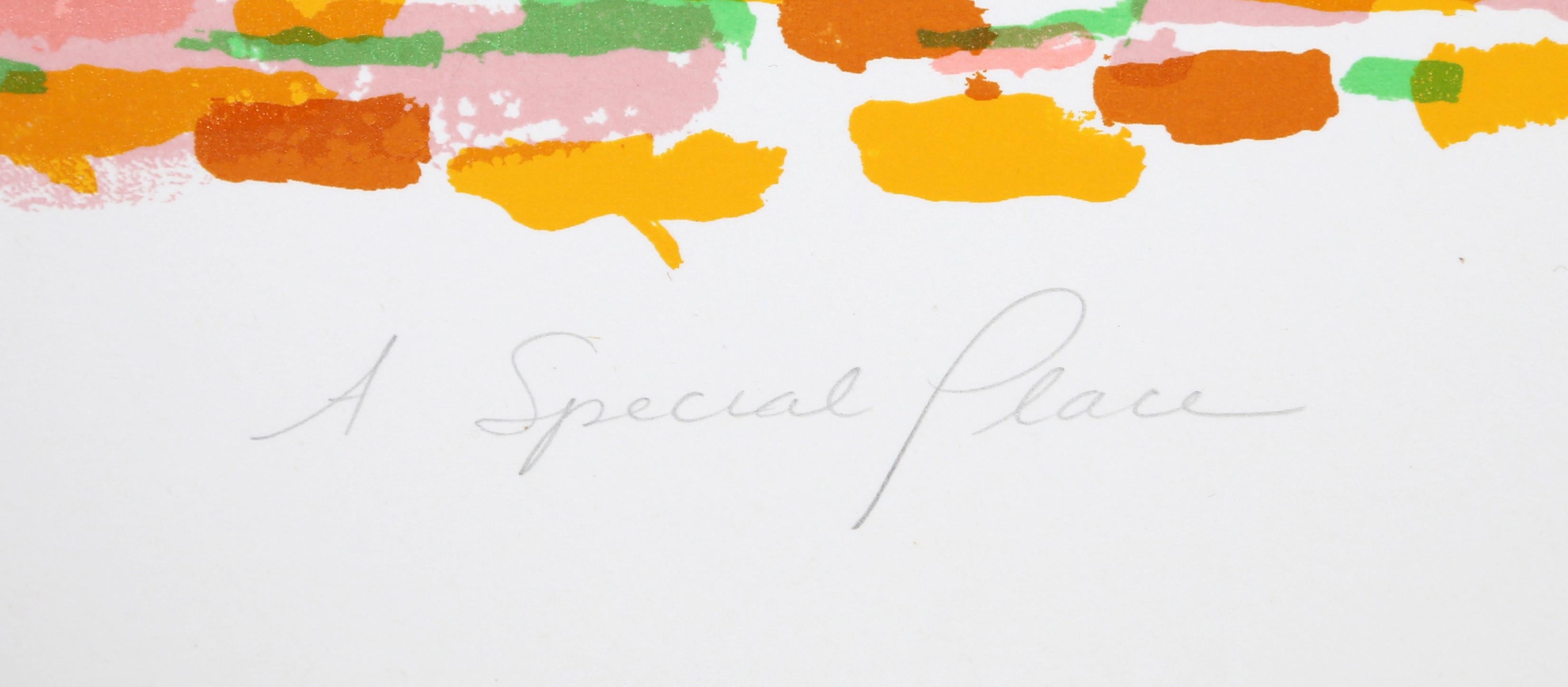 A Special Place, Signed Lithograph by Ronald Julius Christensen For Sale 1