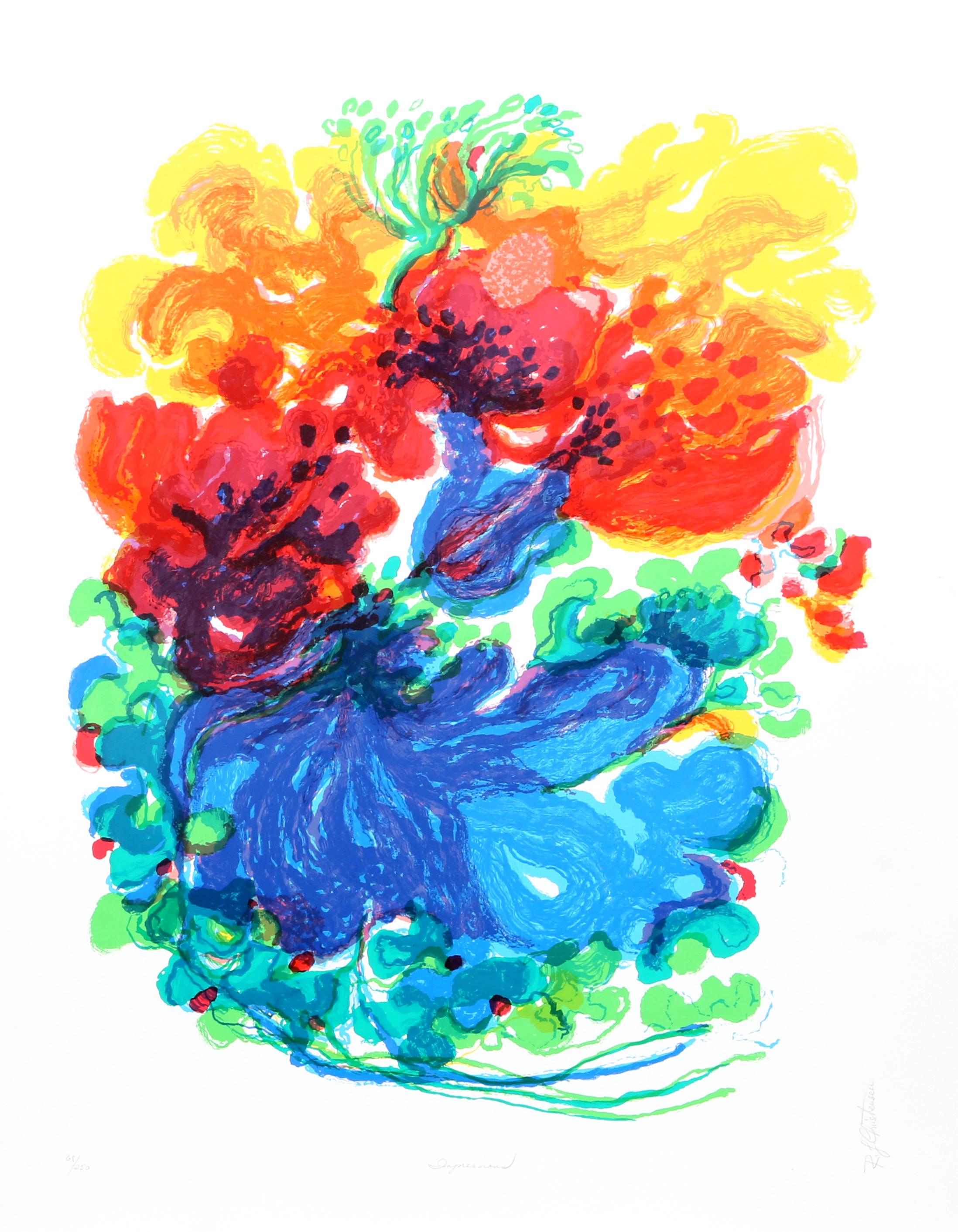 Impressions by Ronald Julius Christensen, American (1923–1999)
Date: Circa 1979
Lithograph, signed and numbered in pencil
Edition of 250, AP 30
Size: 26.5 in. x 30 in. (67.31 cm x 76.2 cm)
