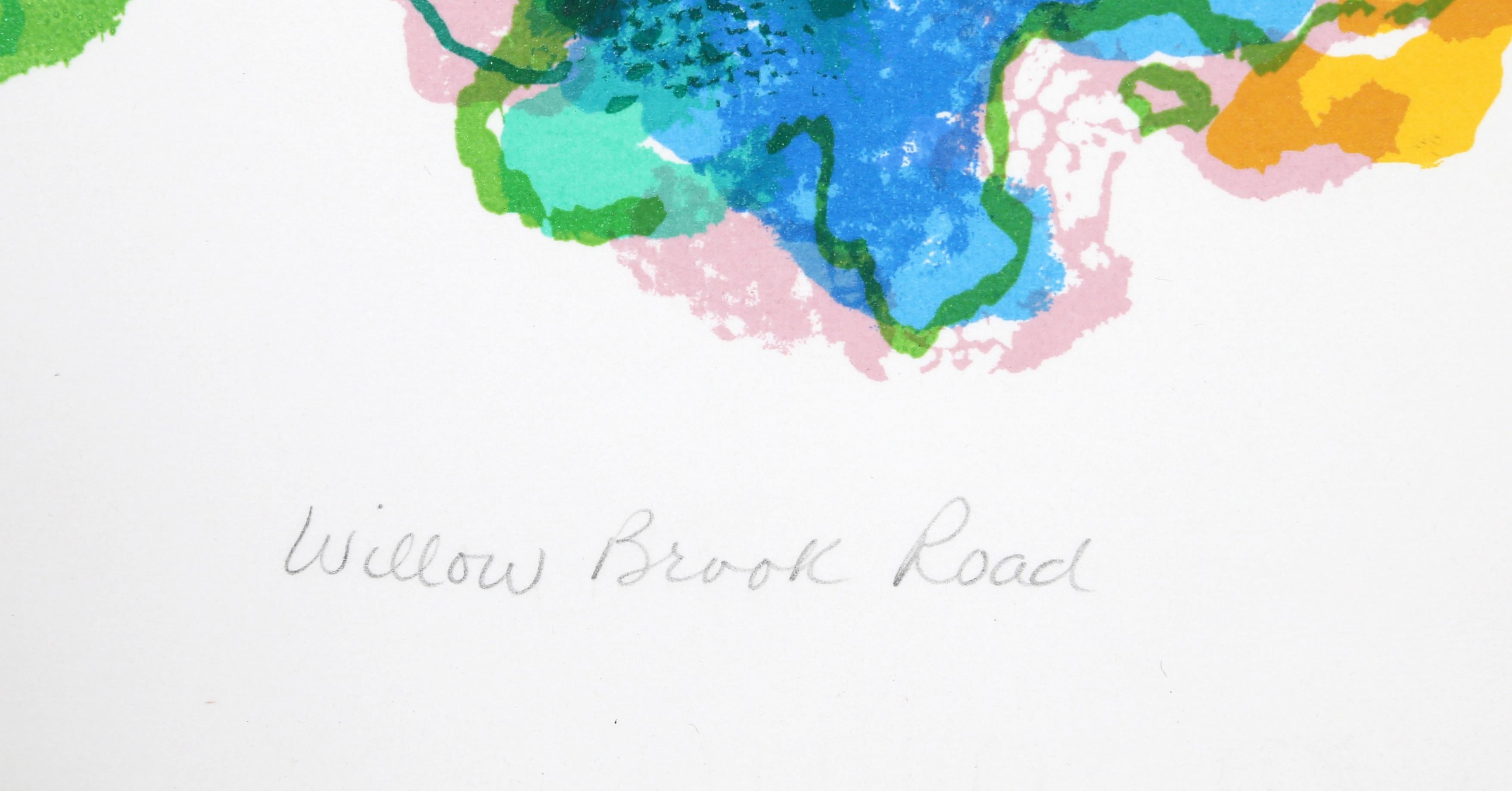 Willow Brook Road, litografía firmada por Ronald Julius Christensen en venta 1