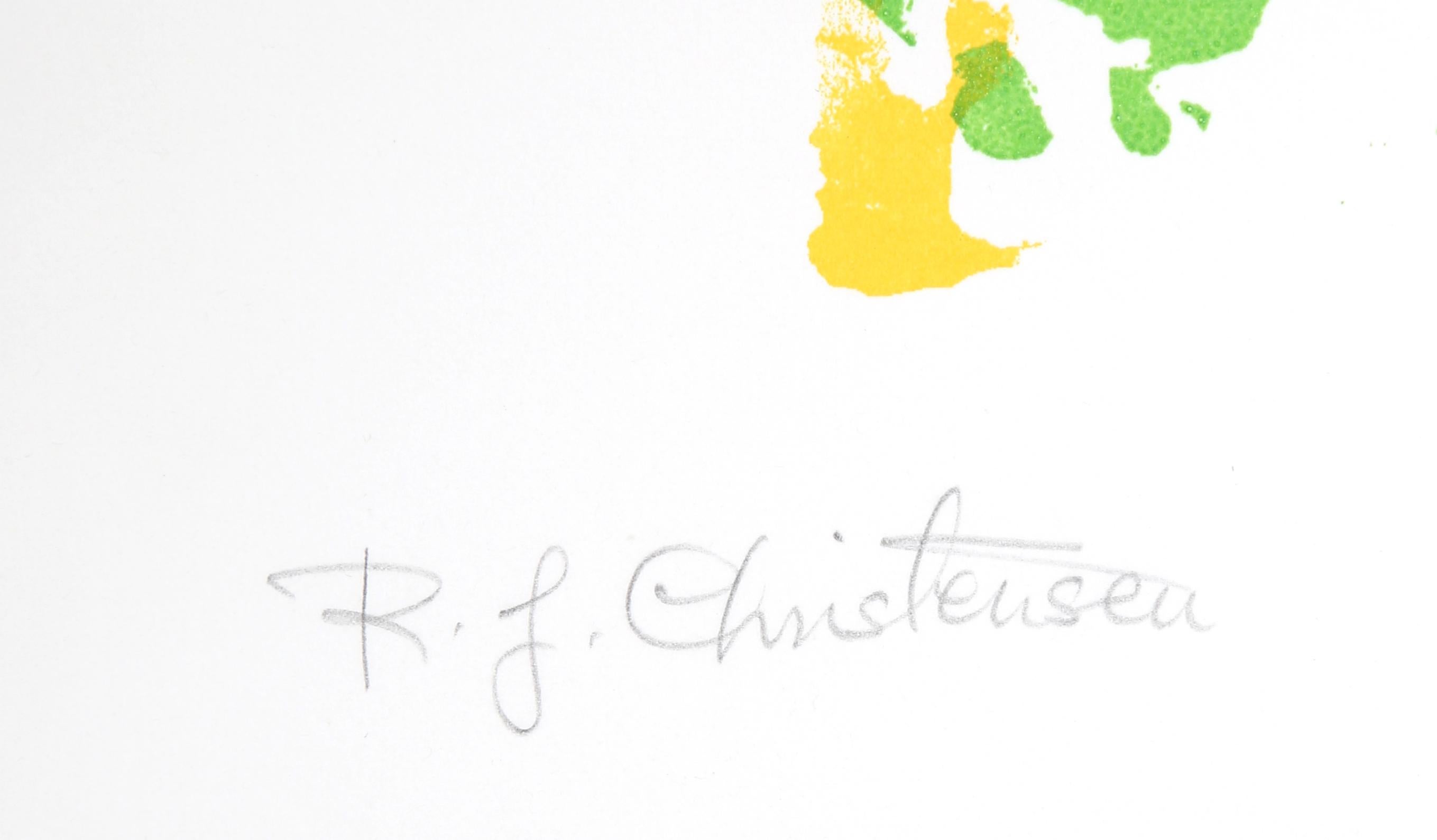 Willow Brook Road, litografía firmada por Ronald Julius Christensen en venta 2