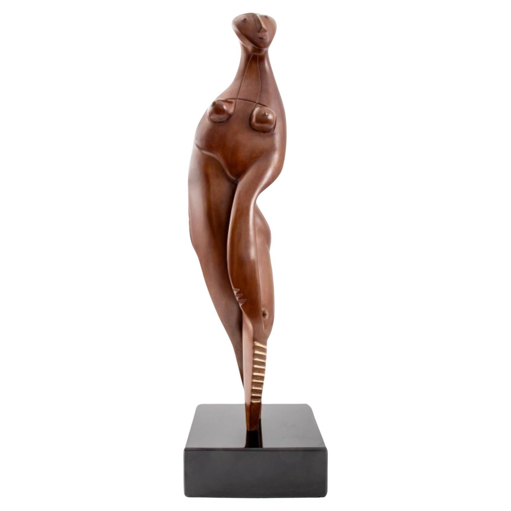 Ronald K. Parker "Life" Bronze Sculpture, 1999 For Sale