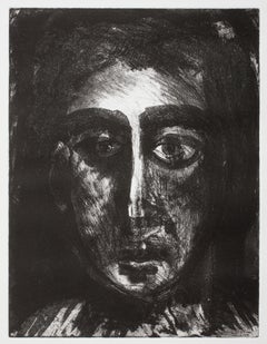 HEAD OF A MAN : etching