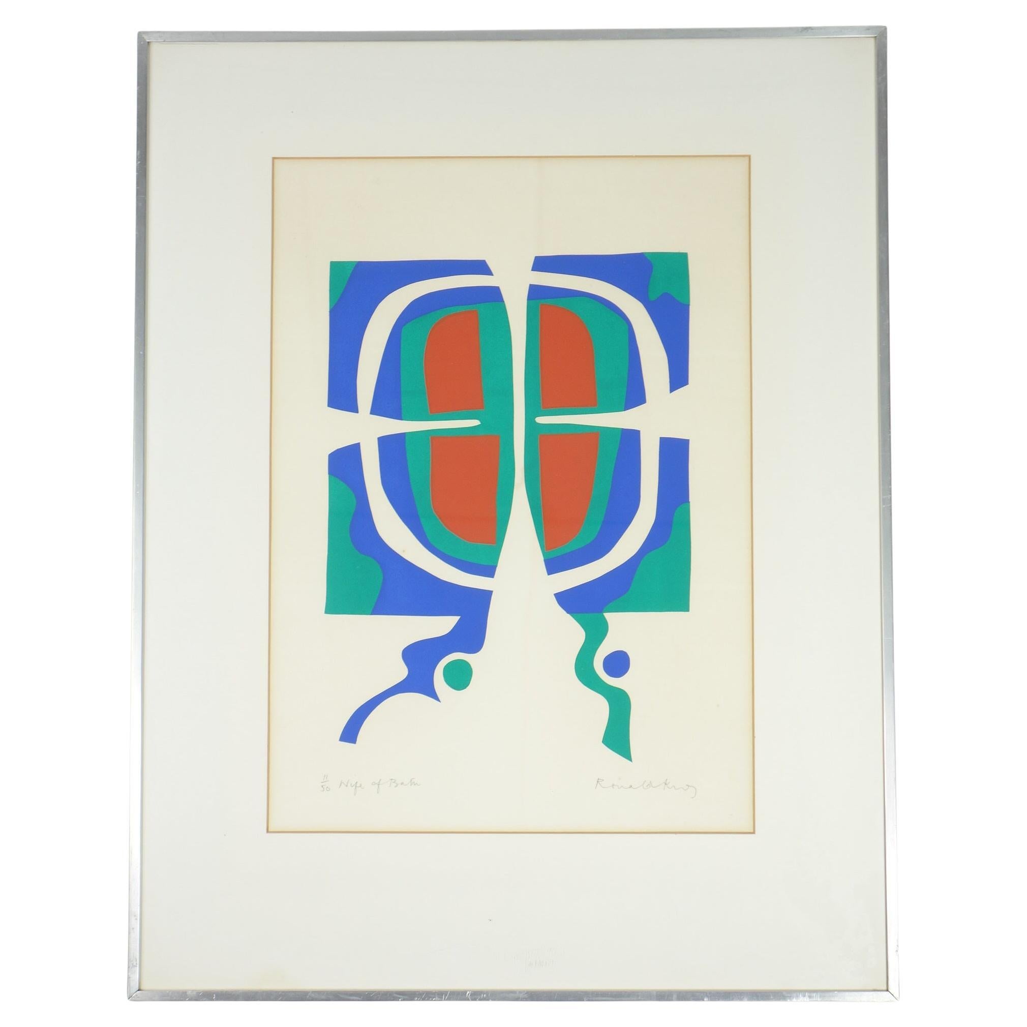 Ronald King screenprint