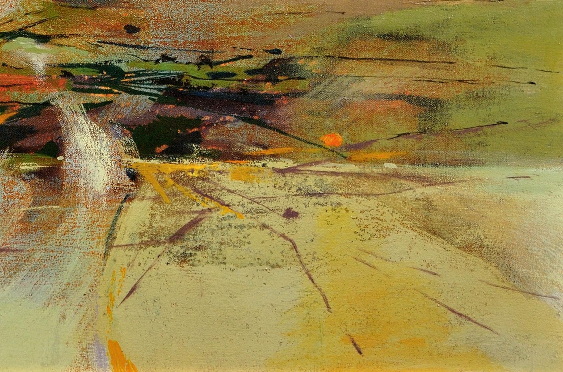 Valley Glide. Original Modern British Painting. Landscape. Mid-20th Century.1968 7