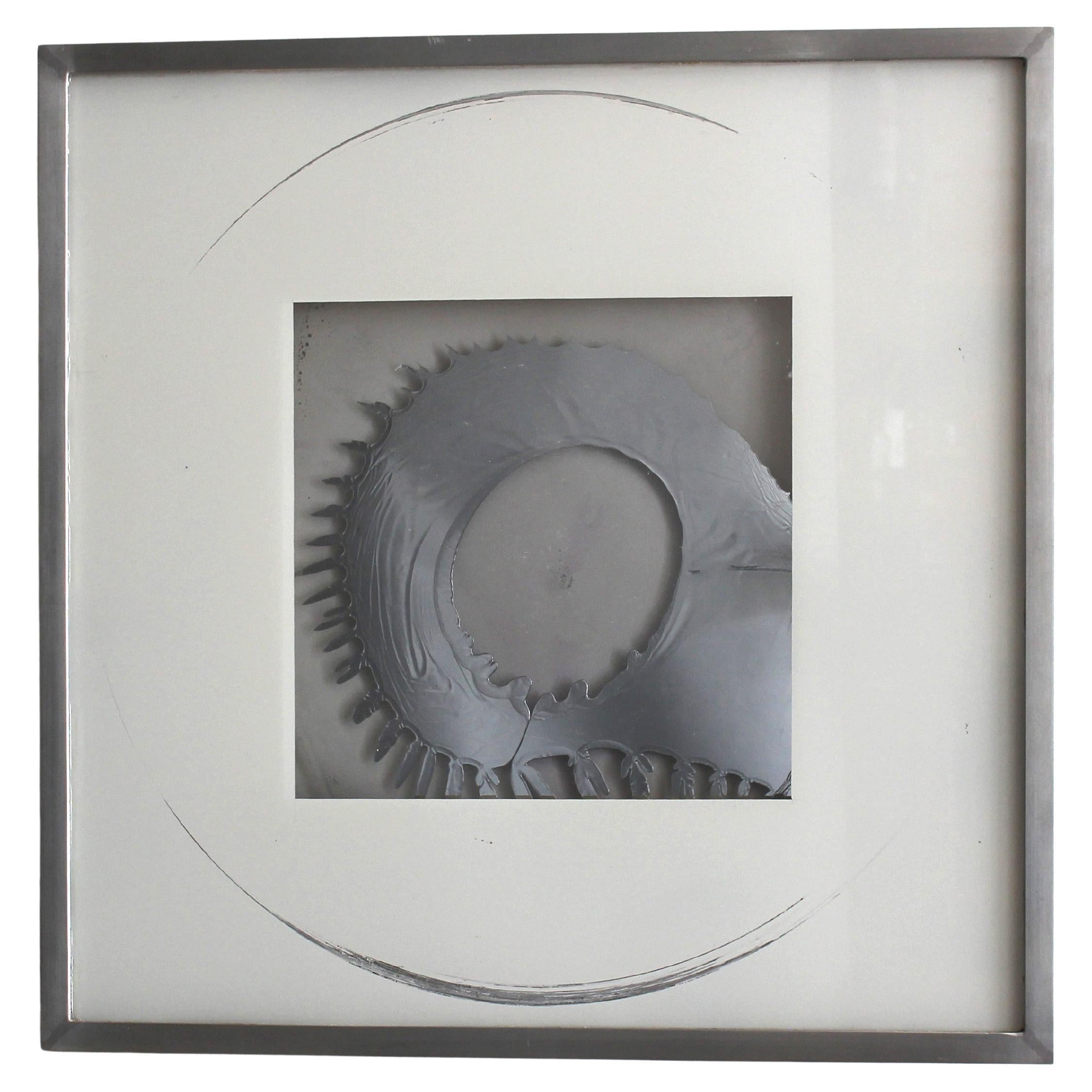 Ronald Mallory  1969 "Eingeschlossenes Quecksilber" Kinetische Wandskulptur im Angebot