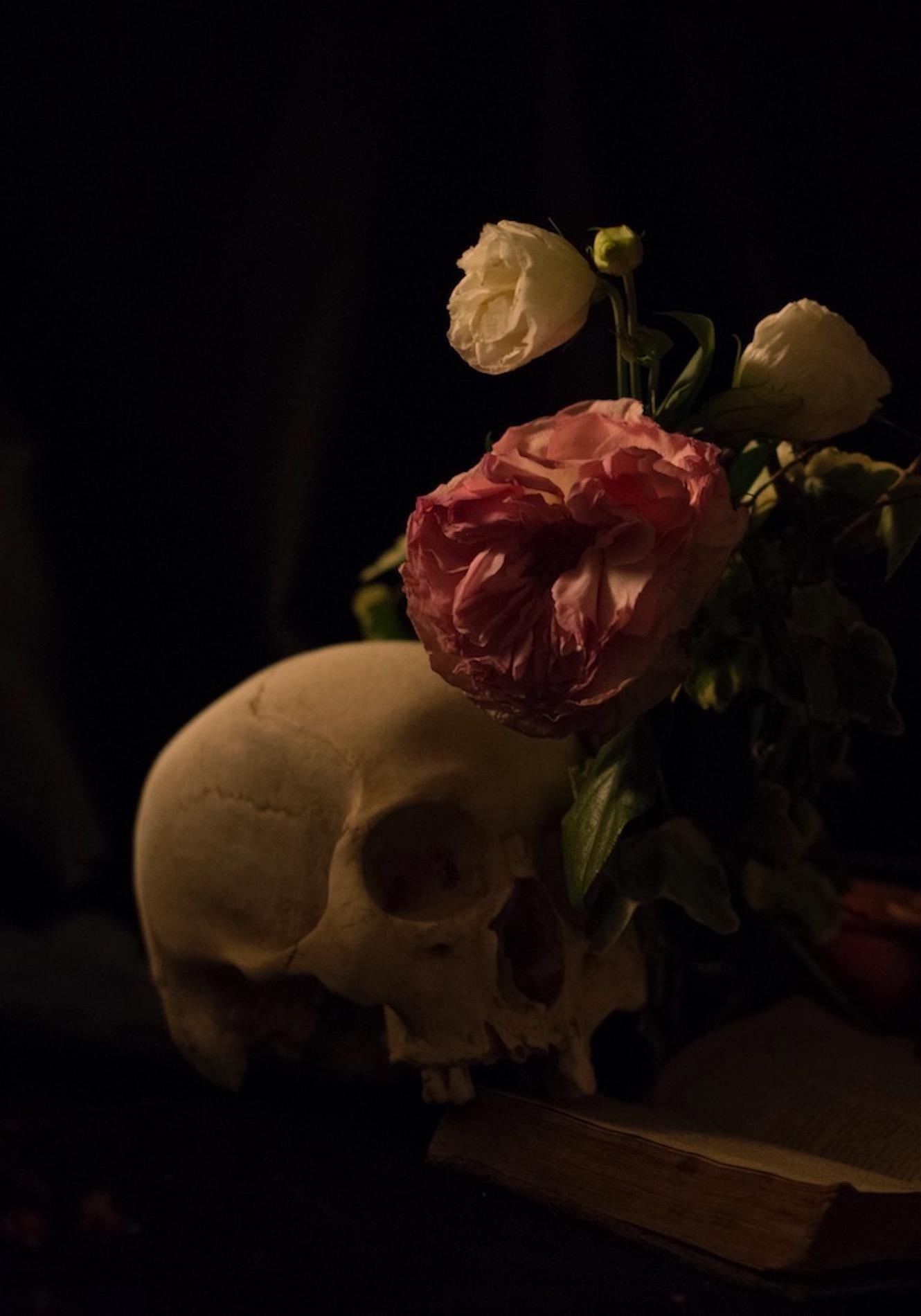 Omnia Vanitas No.2 de Ronald Martinez - Photographie d
art, nature morte, crâne