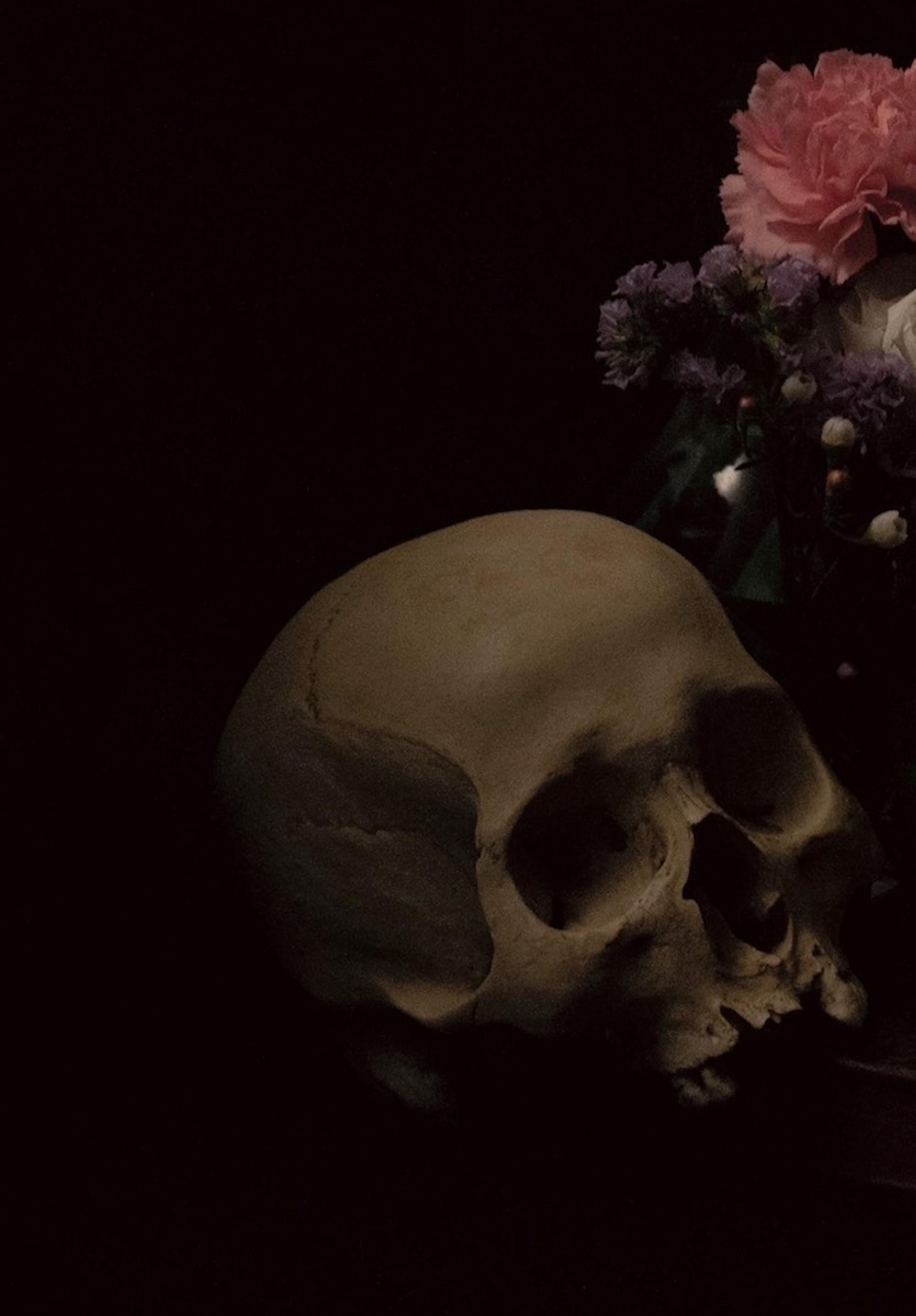 Omnia Vanitas No.7 de Ronald Martinez - Photographie d'art, nature morte, crâne en vente 3