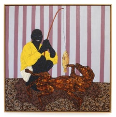 Boy with golden fish