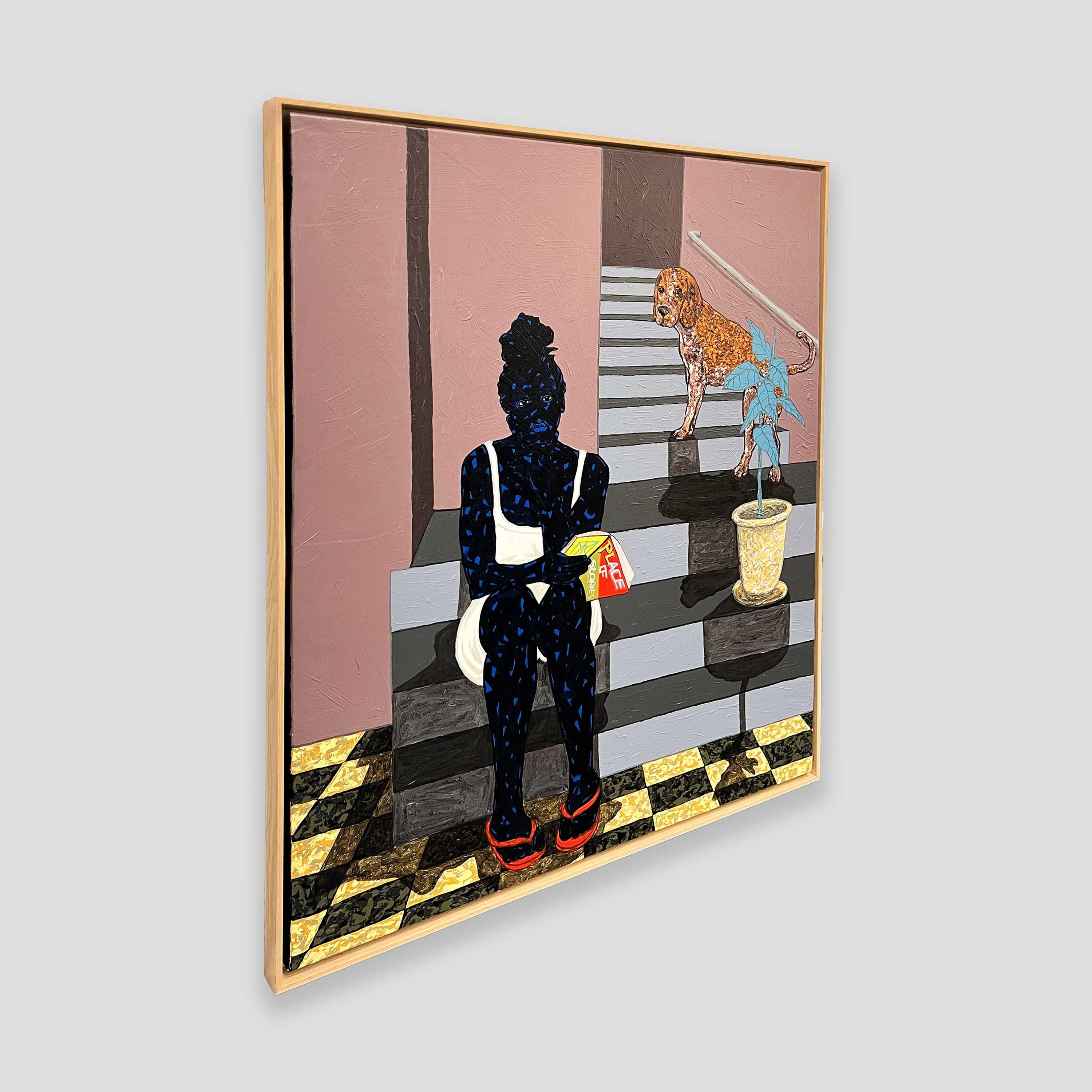 I believe in life change - Painting by Ronald Mugabe