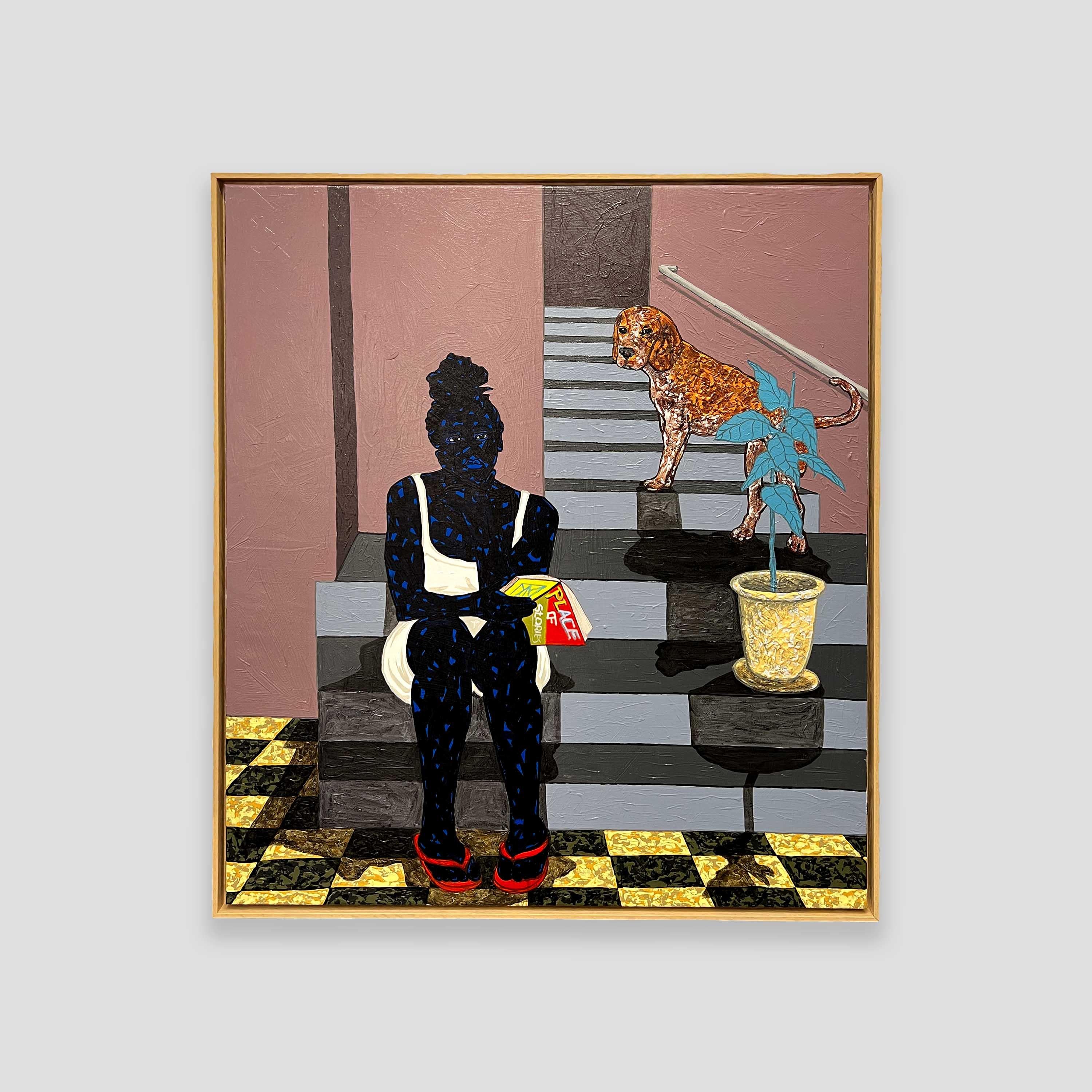 I believe in life change - Contemporary Painting by Ronald Mugabe