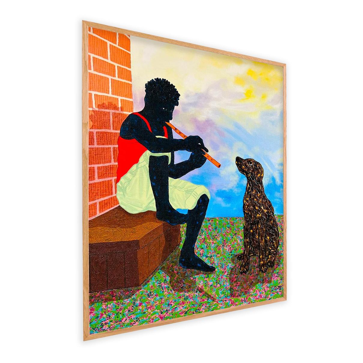 Joie et âme - Painting de Ronald Mugabe