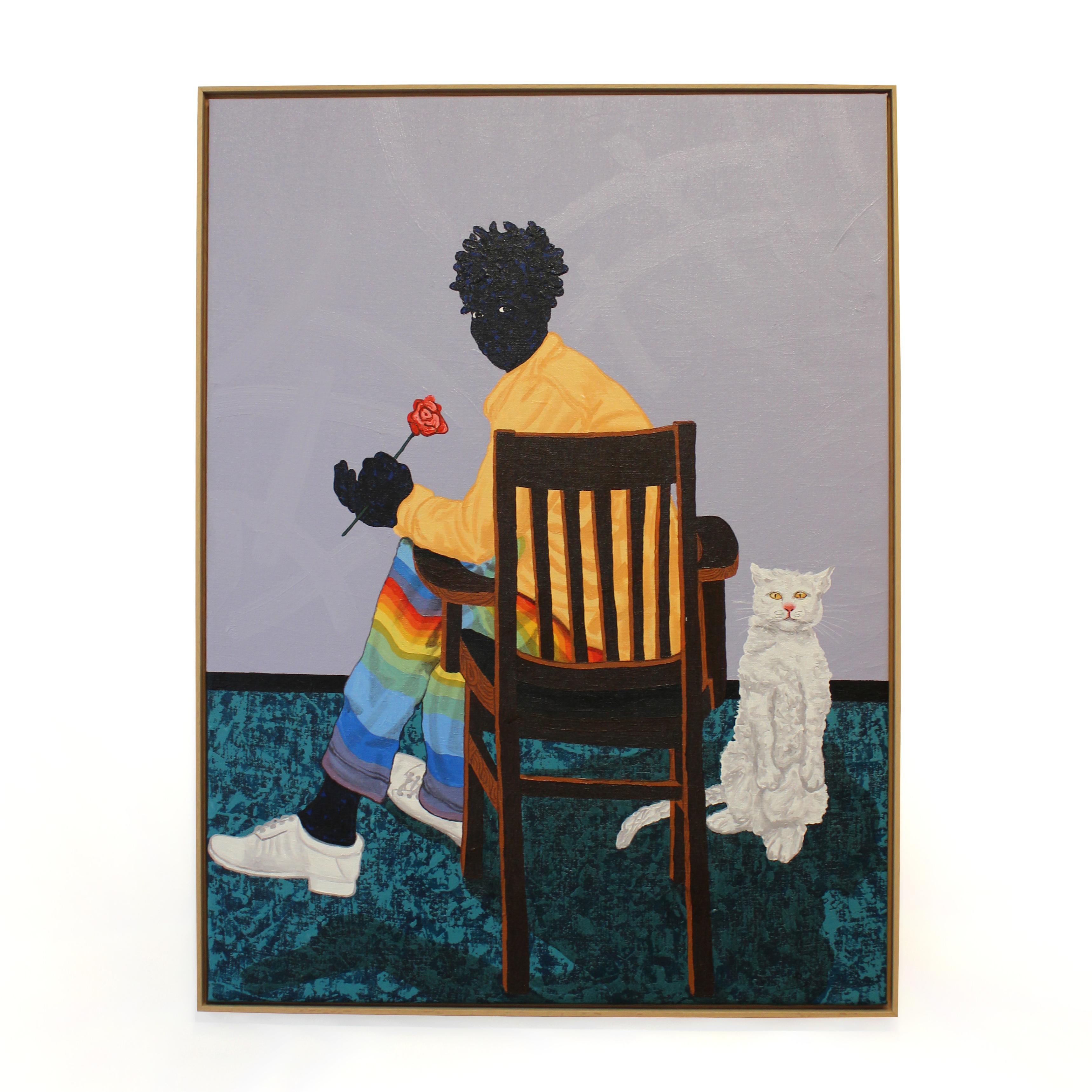 Tenir ma promesse - Contemporain Painting par Ronald Mugabe