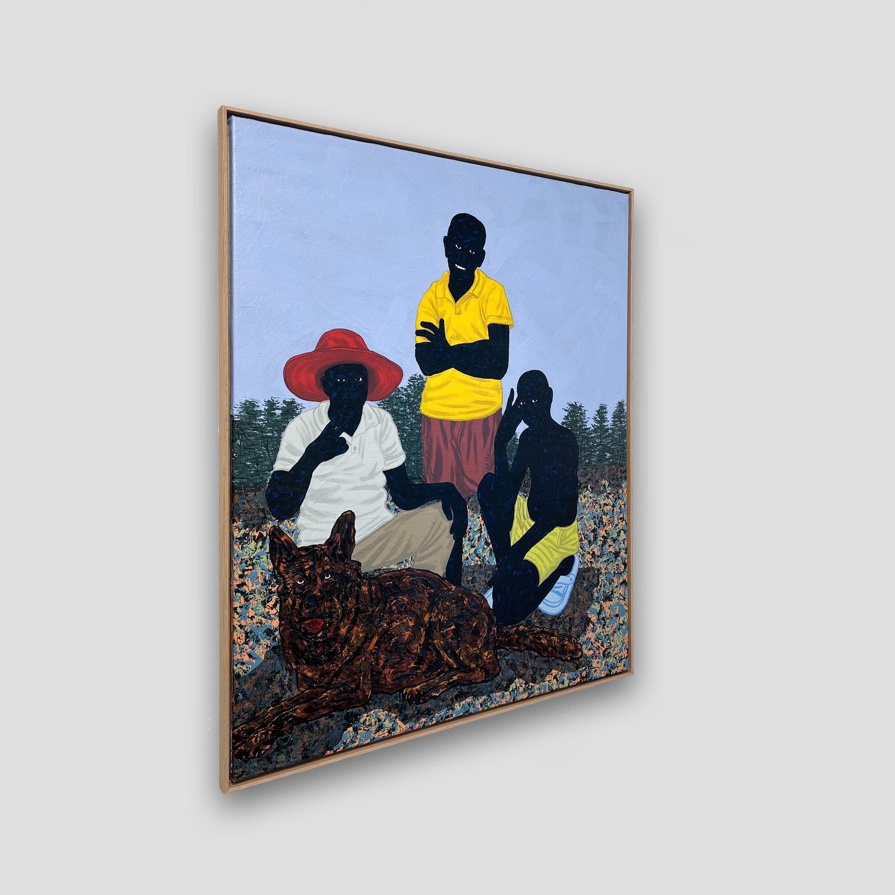 The vibe - Painting by Ronald Mugabe